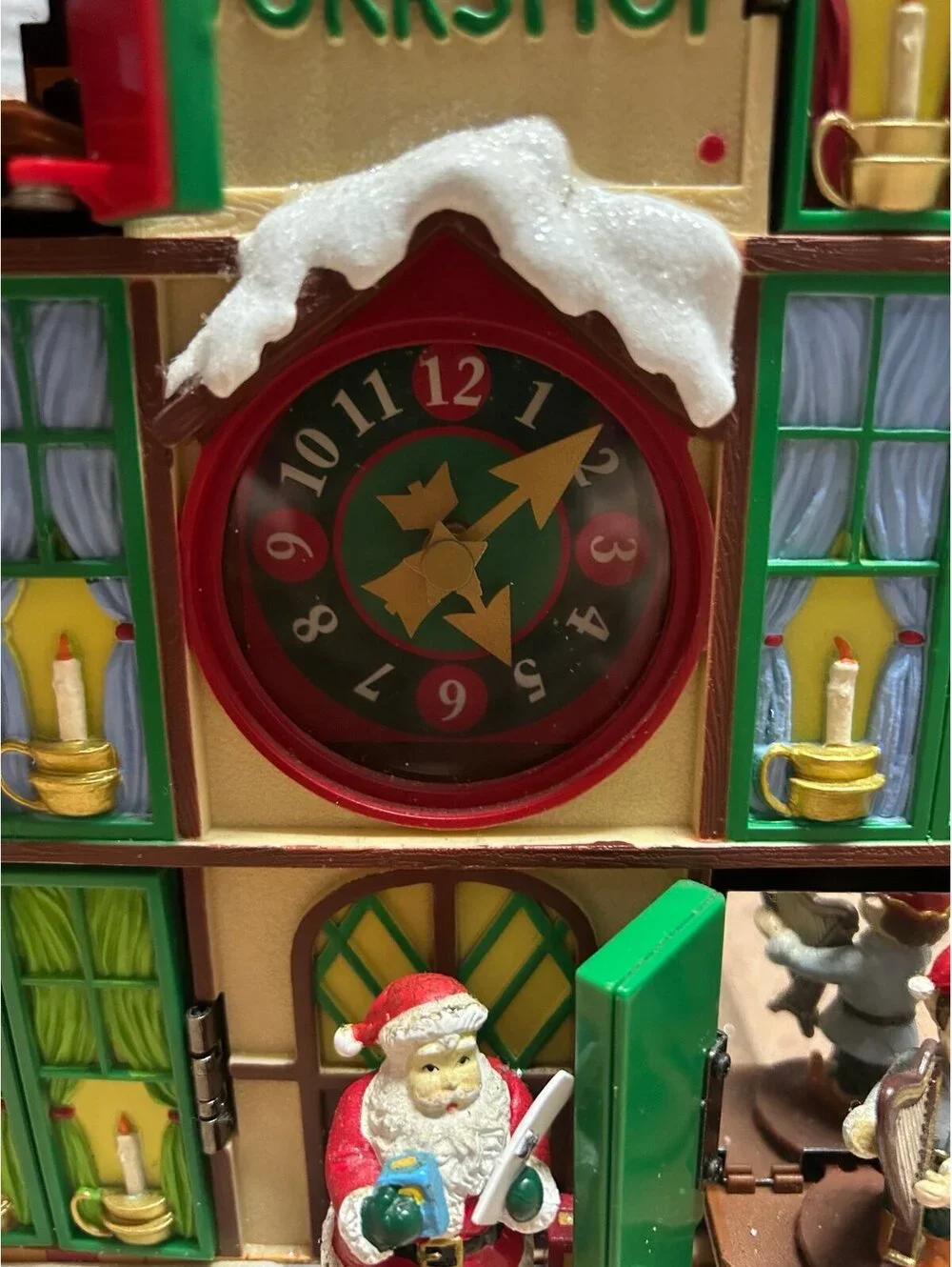 Vintage Mr. Christmas Symphony Surprise Santa’s Workshop Animated Musical